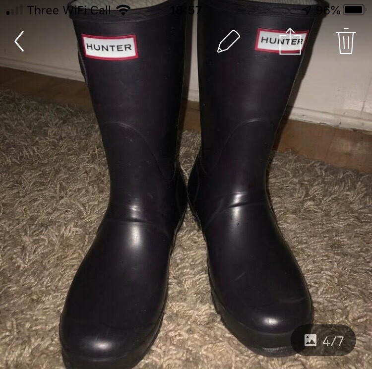 hunter wellies sale size 6